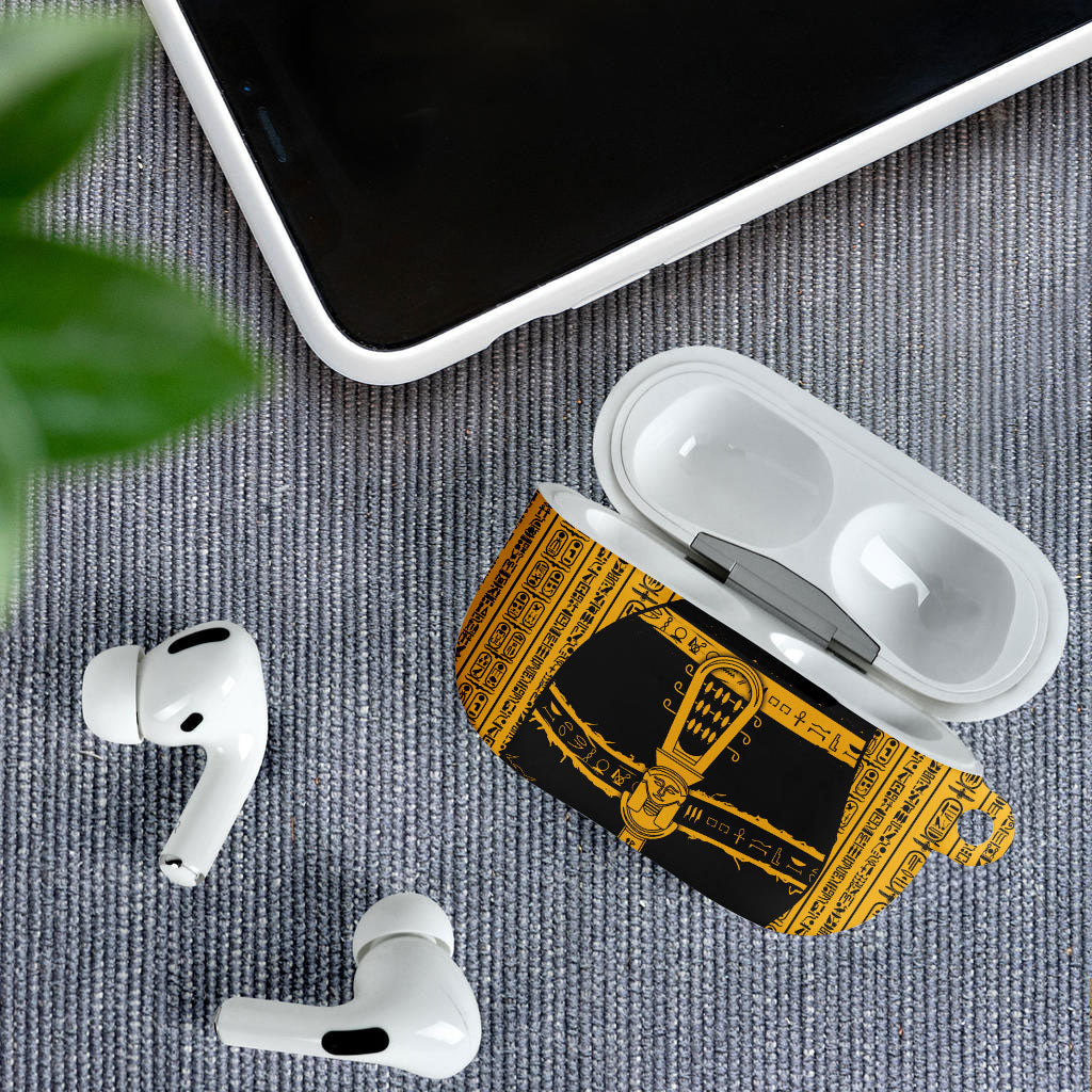 Egypt Sistrum AirPods Case Ancient Mythology Sacred Rattling Instrument