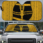 Egypt Sistrum Auto Sun Shade Ancient Mythology Sacred Rattling Instrument