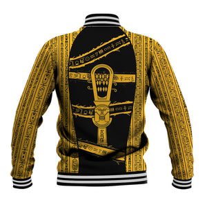 Egypt Sistrum Baseball Jacket Ancient Mythology Sacred Rattling Instrument