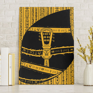 Egypt Sistrum Canvas Wall Art Ancient Mythology Sacred Rattling Instrument