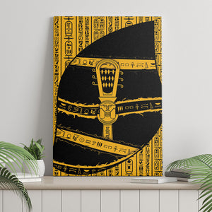 Egypt Sistrum Canvas Wall Art Ancient Mythology Sacred Rattling Instrument