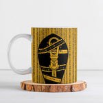 Egypt Sistrum Ceramic Mug Ancient Mythology Sacred Rattling Instrument