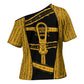 Egypt Sistrum Cross Shoulder Shirt Ancient Mythology Sacred Rattling Instrument