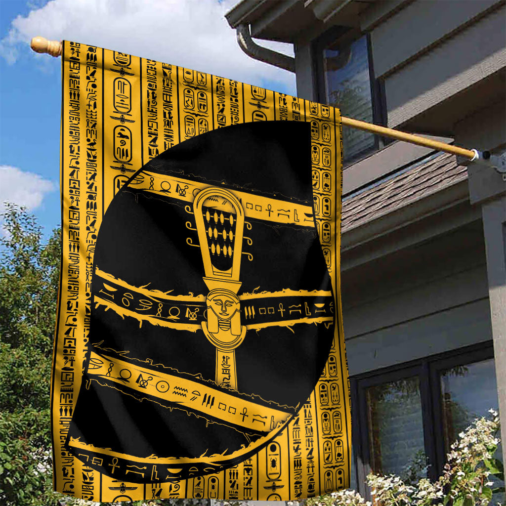 Egypt Sistrum Garden Flag Ancient Mythology Sacred Rattling Instrument