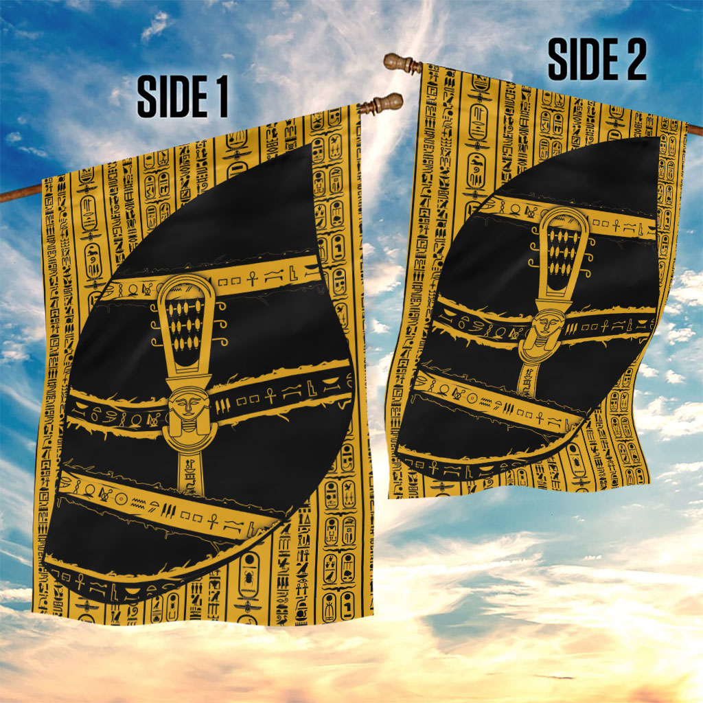 Egypt Sistrum Garden Flag Ancient Mythology Sacred Rattling Instrument