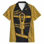 Egypt Sistrum Hawaiian Shirt Ancient Mythology Sacred Rattling Instrument