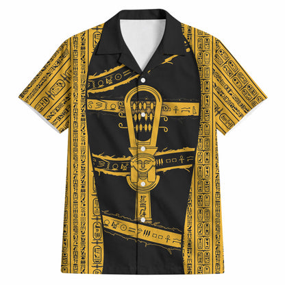 Egypt Sistrum Hawaiian Shirt Ancient Mythology Sacred Rattling Instrument