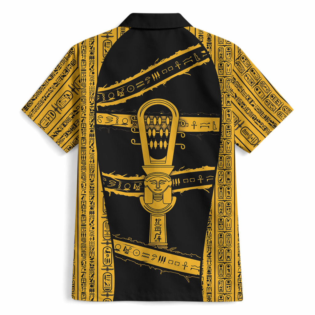 Egypt Sistrum Hawaiian Shirt Ancient Mythology Sacred Rattling Instrument