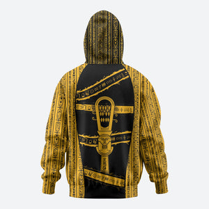 Egypt Sistrum Hoodie Ancient Mythology Sacred Rattling Instrument