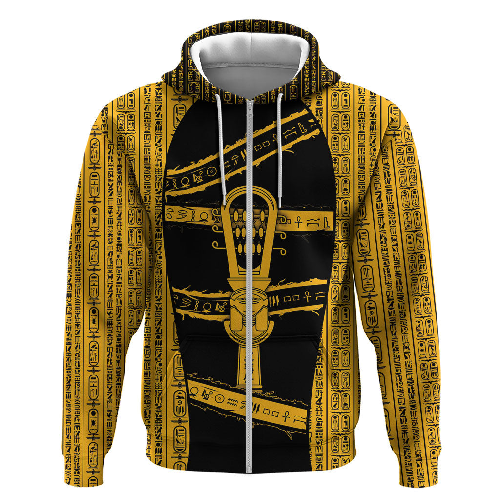 Egypt Sistrum Hoodie Ancient Mythology Sacred Rattling Instrument