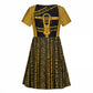 Egypt Sistrum Kid Short Sleeve Dress Ancient Mythology Sacred Rattling Instrument