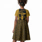 Egypt Sistrum Kid Short Sleeve Dress Ancient Mythology Sacred Rattling Instrument