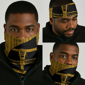 Egypt Sistrum Neck Gaiter Ancient Mythology Sacred Rattling Instrument