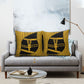 Egypt Sistrum Pillow Cover Ancient Mythology Sacred Rattling Instrument