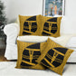 Egypt Sistrum Pillow Cover Ancient Mythology Sacred Rattling Instrument