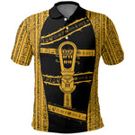 Egypt Sistrum Polo Shirt Ancient Mythology Sacred Rattling Instrument