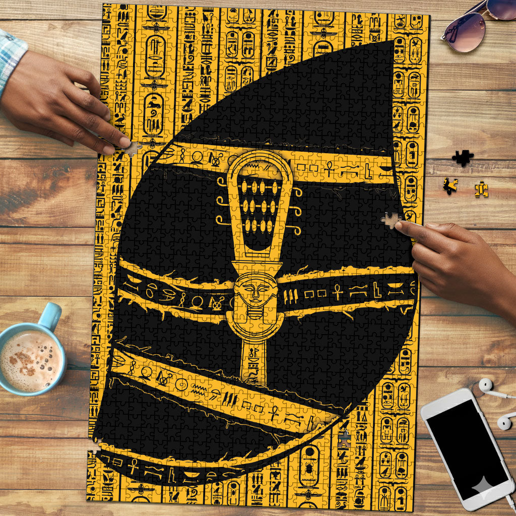 Egypt Sistrum Puzzle Ancient Mythology Sacred Rattling Instrument