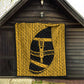 Egypt Sistrum Quilt Ancient Mythology Sacred Rattling Instrument