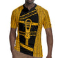 Egypt Sistrum Rugby Jersey Ancient Mythology Sacred Rattling Instrument