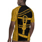 Egypt Sistrum Rugby Jersey Ancient Mythology Sacred Rattling Instrument