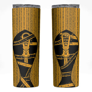 Egypt Sistrum Skinny Tumbler Ancient Mythology Sacred Rattling Instrument