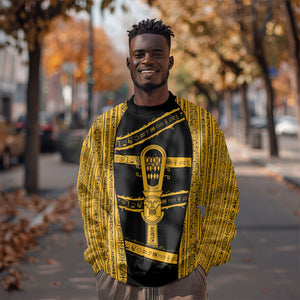 Egypt Sistrum Sweatshirt Ancient Mythology Sacred Rattling Instrument