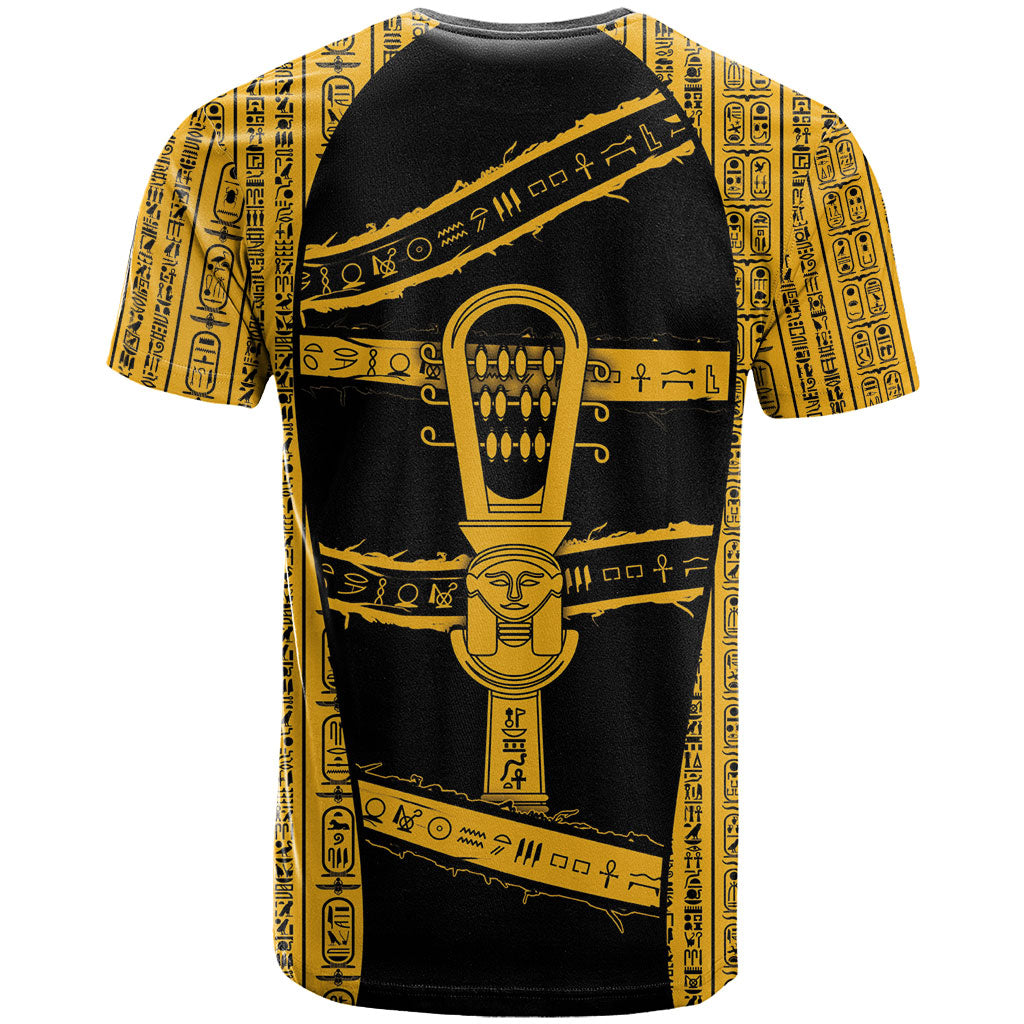 Egypt Sistrum T shirt Ancient Mythology Sacred Rattling Instrument
