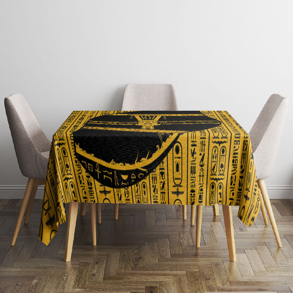 Egypt Sistrum Tablecloth Ancient Mythology Sacred Rattling Instrument