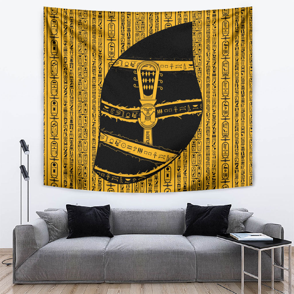 Egypt Sistrum Tapestry Ancient Mythology Sacred Rattling Instrument