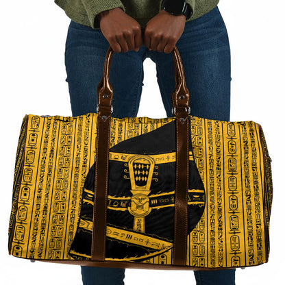 Egypt Sistrum Travel Bag Ancient Mythology Sacred Rattling Instrument