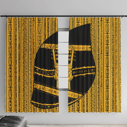 Egypt Sistrum Window Curtain Ancient Mythology Sacred Rattling Instrument