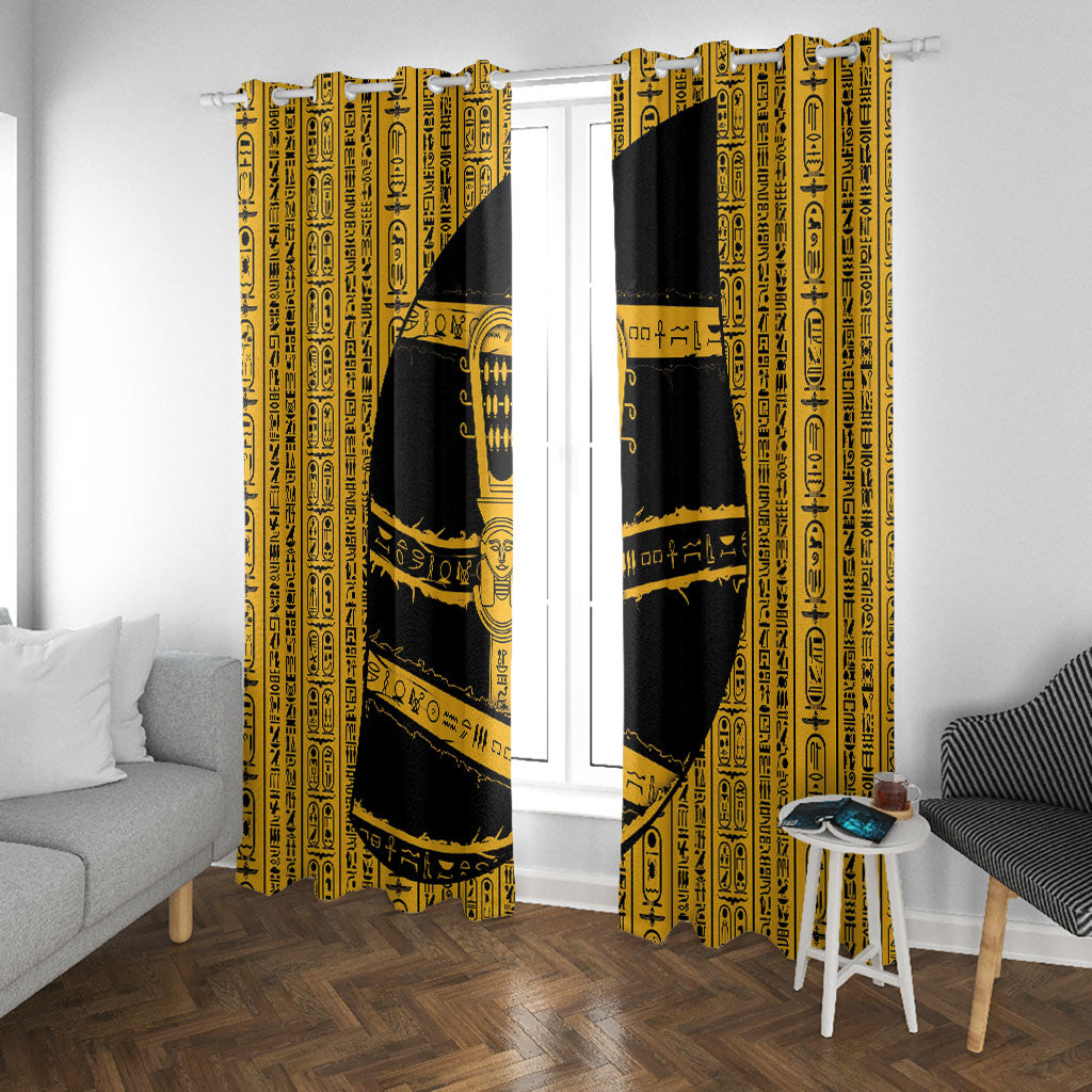 Egypt Sistrum Window Curtain Ancient Mythology Sacred Rattling Instrument