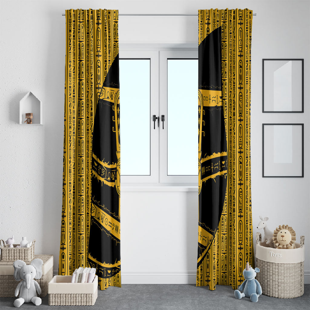 Egypt Sistrum Window Curtain Ancient Mythology Sacred Rattling Instrument