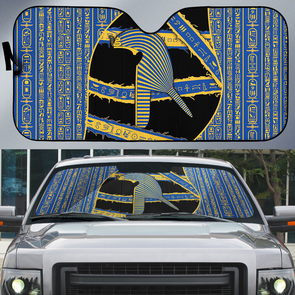Egypt Nemyss Auto Sun Shade Ancient Mythology Pharaoh Royal