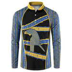 Egypt Nemyss Button Sweatshirt Ancient Mythology Pharaoh Royal