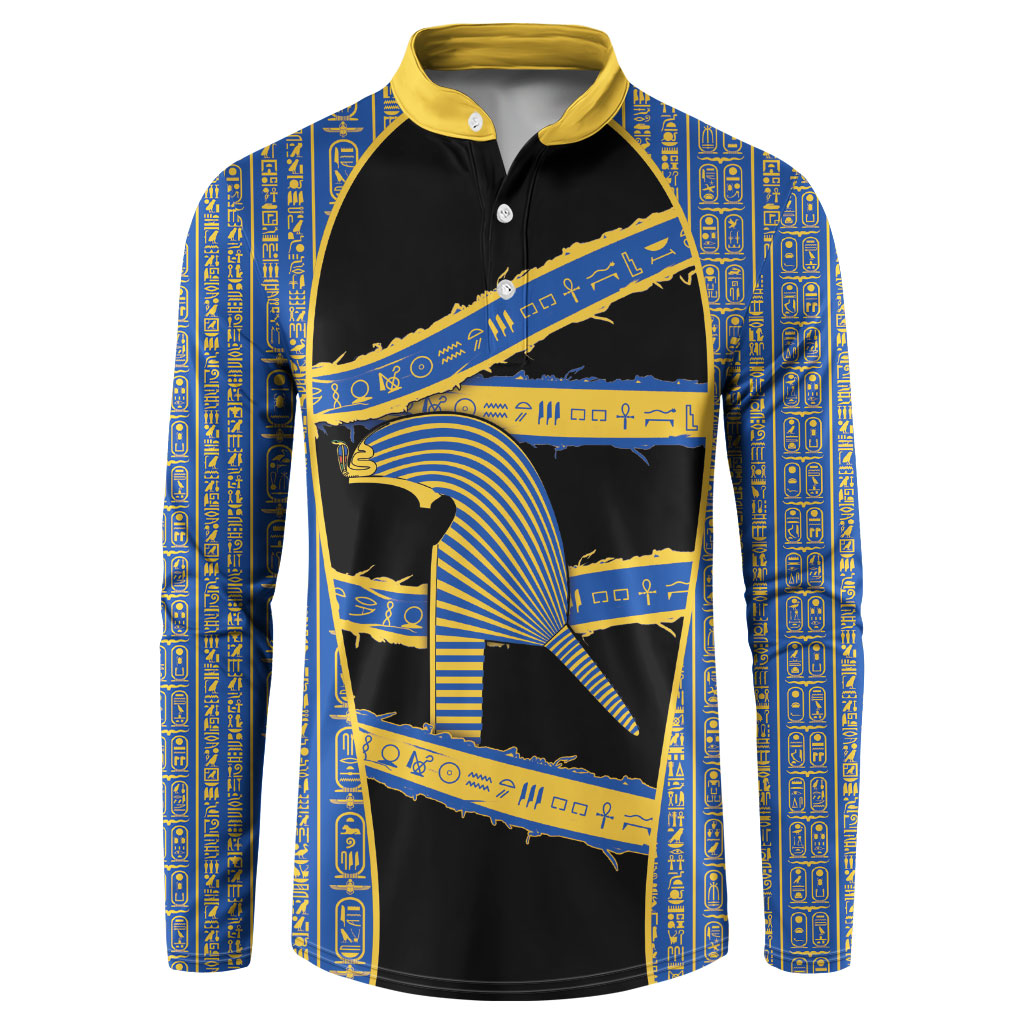 Egypt Nemyss Button Sweatshirt Ancient Mythology Pharaoh Royal