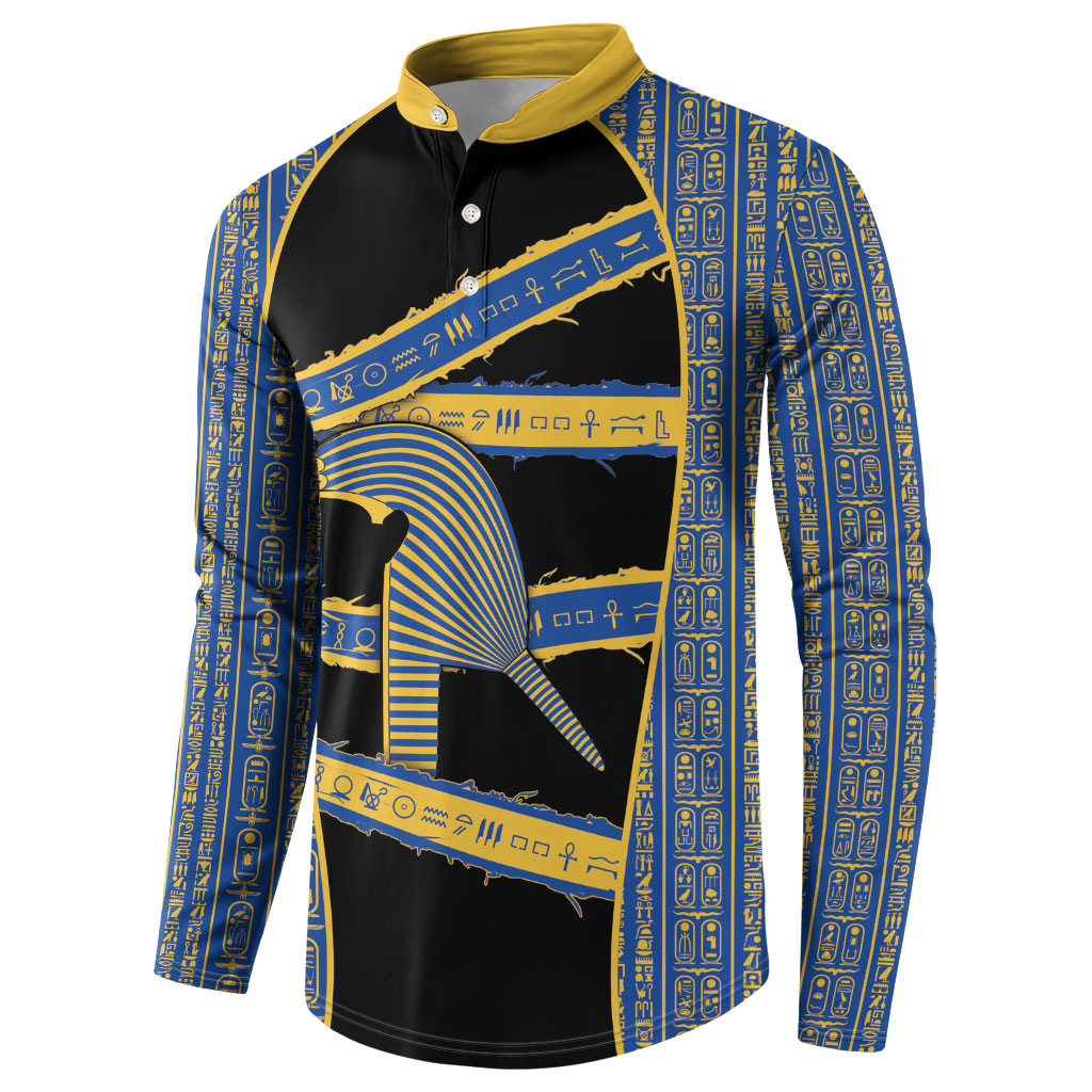 Egypt Nemyss Button Sweatshirt Ancient Mythology Pharaoh Royal