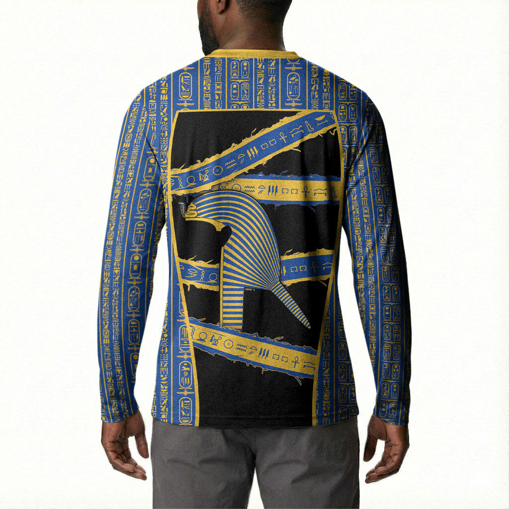 Egypt Nemyss Button Sweatshirt Ancient Mythology Pharaoh Royal