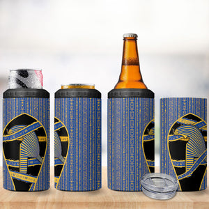 Egypt Nemyss 4 in 1 Can Cooler Tumbler Ancient Mythology Pharaoh Royal