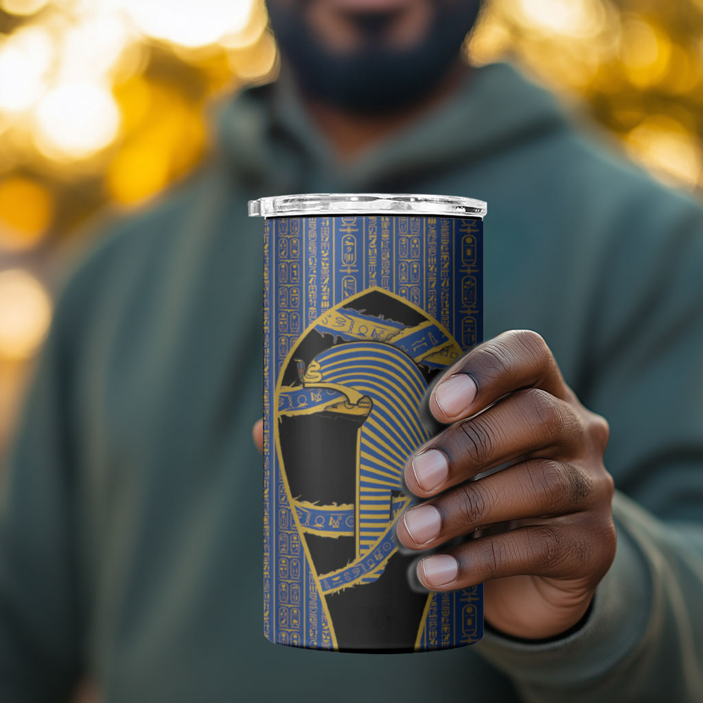 Egypt Nemyss 4 in 1 Can Cooler Tumbler Ancient Mythology Pharaoh Royal