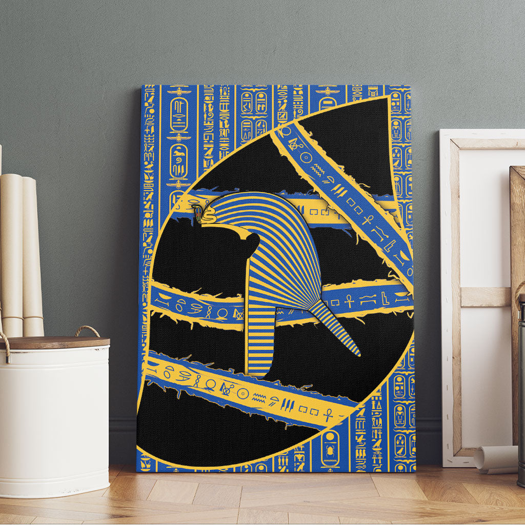 Egypt Nemyss Canvas Wall Art Ancient Mythology Pharaoh Royal