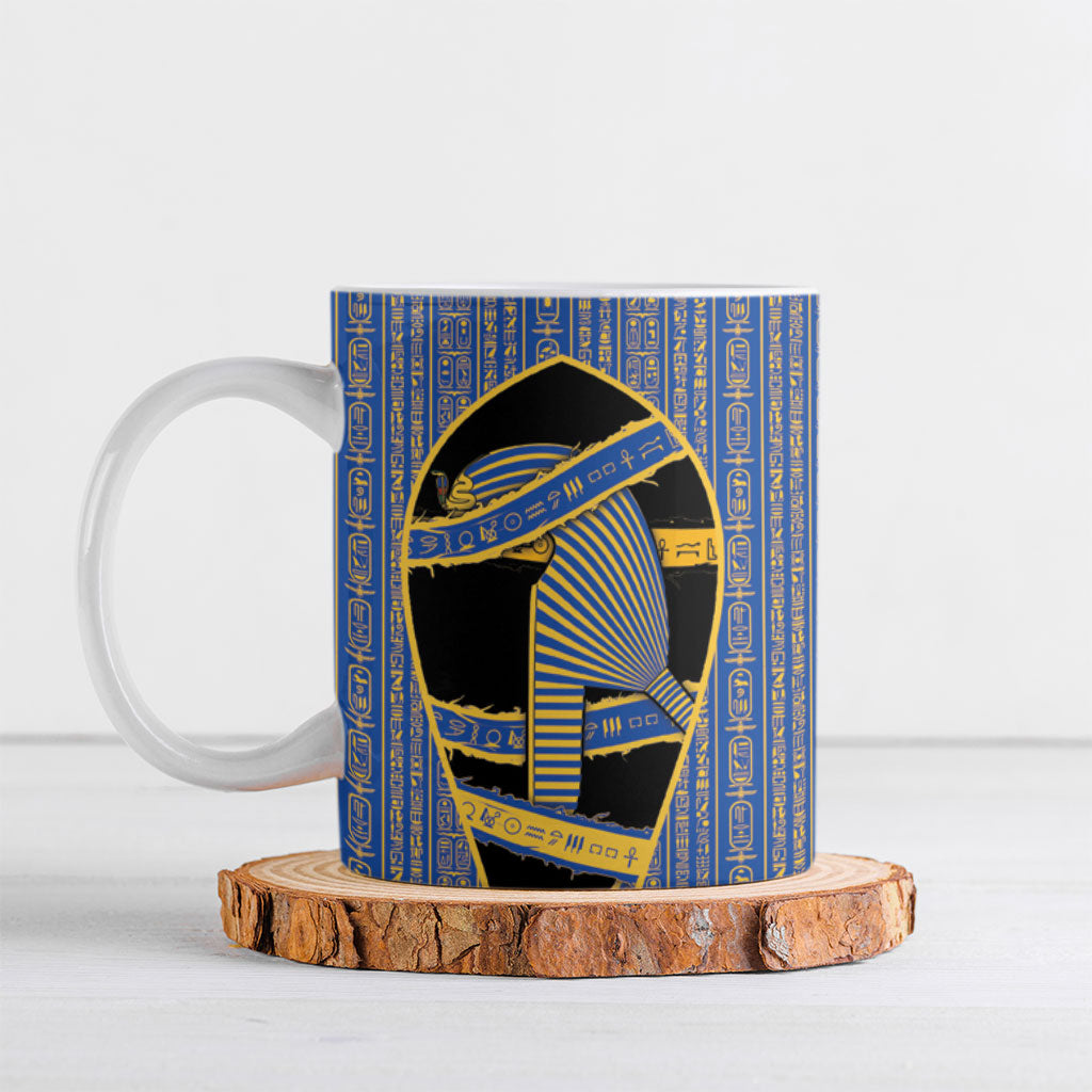 Egypt Nemyss Ceramic Mug Ancient Mythology Pharaoh Royal