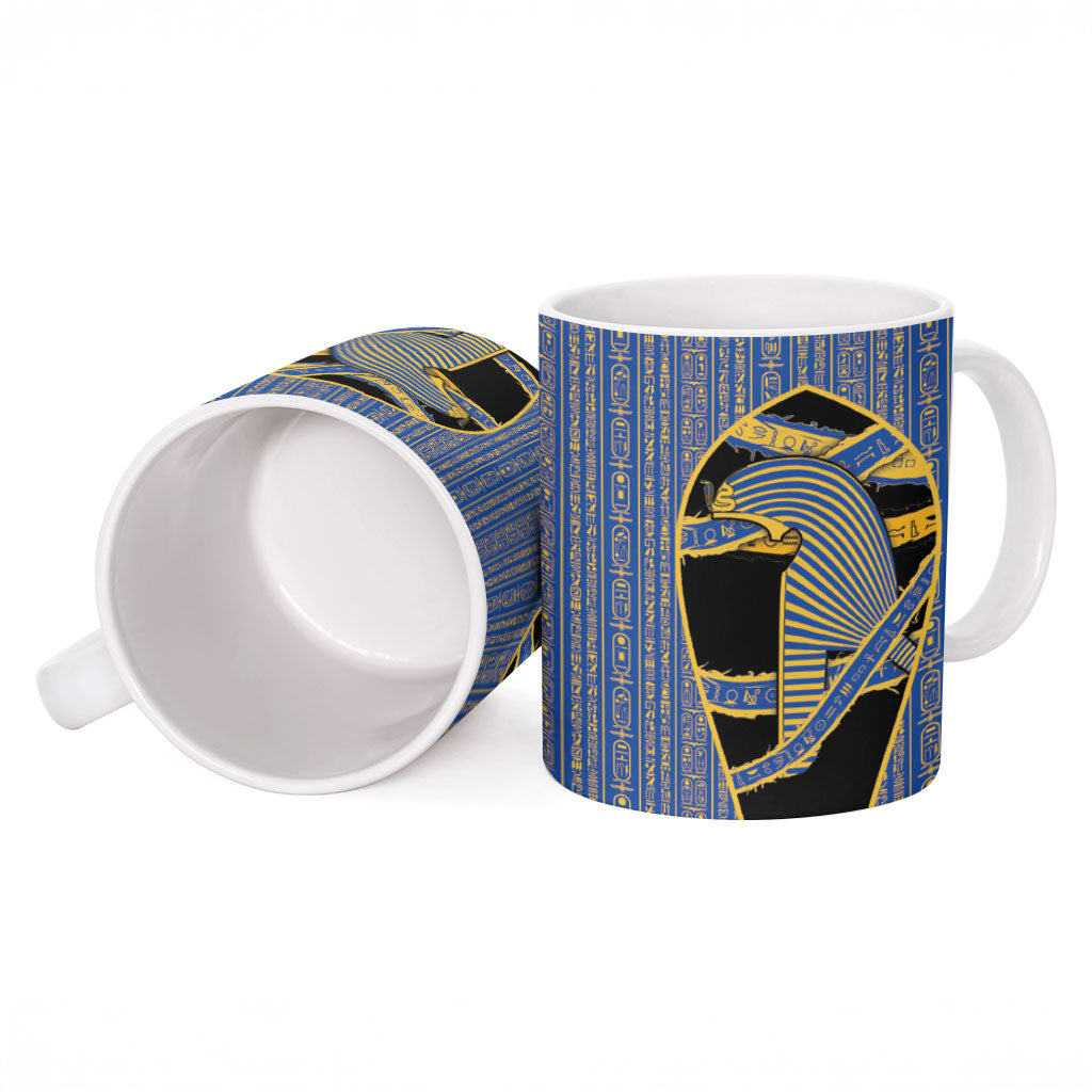Egypt Nemyss Ceramic Mug Ancient Mythology Pharaoh Royal
