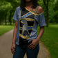 Egypt Nemyss Cross Shoulder Shirt Ancient Mythology Pharaoh Royal