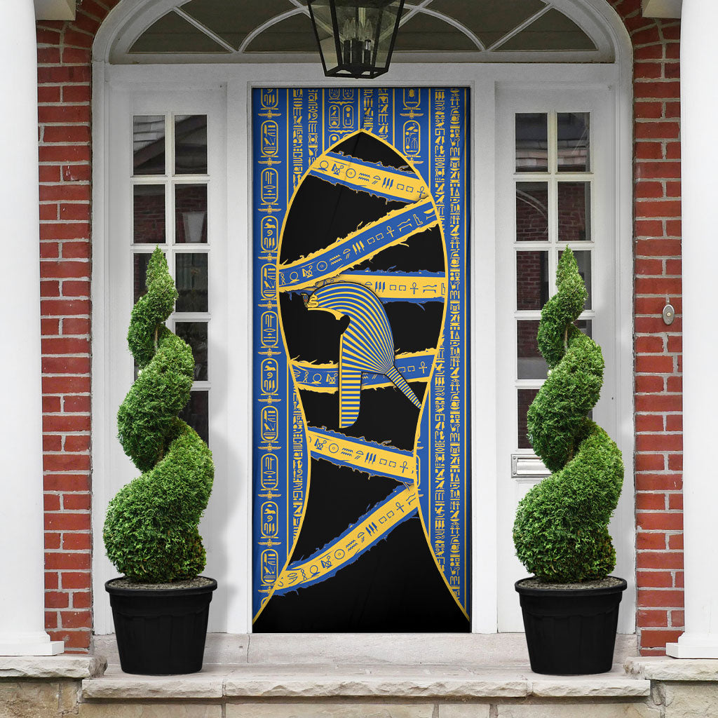 Egypt Nemyss Door Cover Ancient Mythology Pharaoh Royal