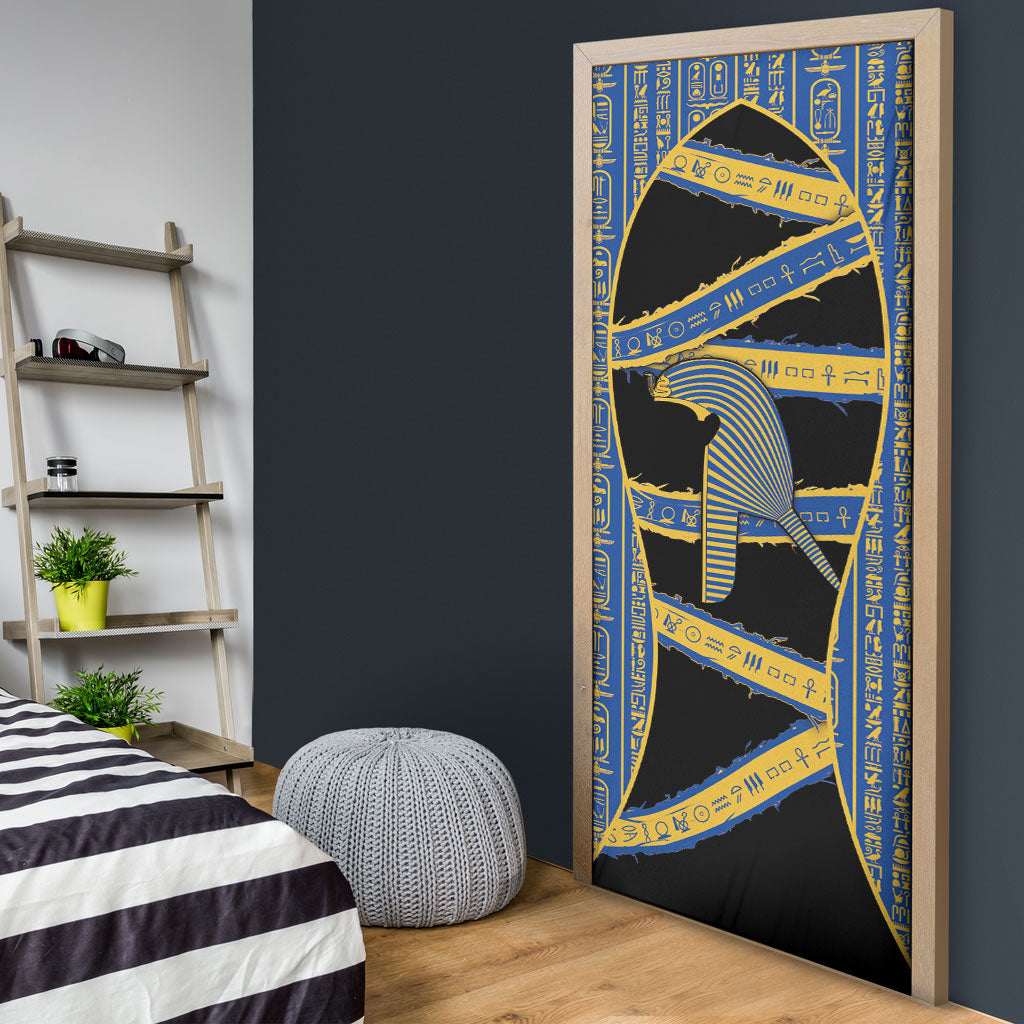 Egypt Nemyss Door Cover Ancient Mythology Pharaoh Royal