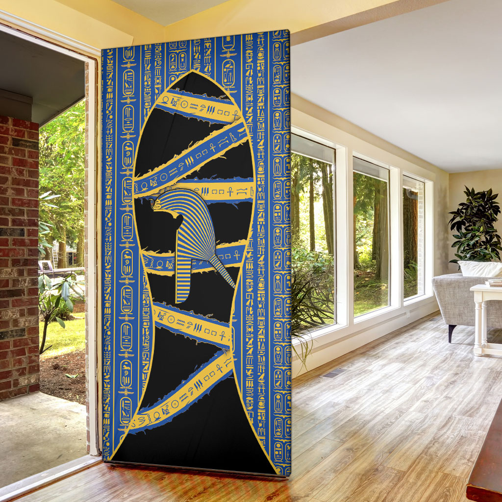 Egypt Nemyss Door Cover Ancient Mythology Pharaoh Royal