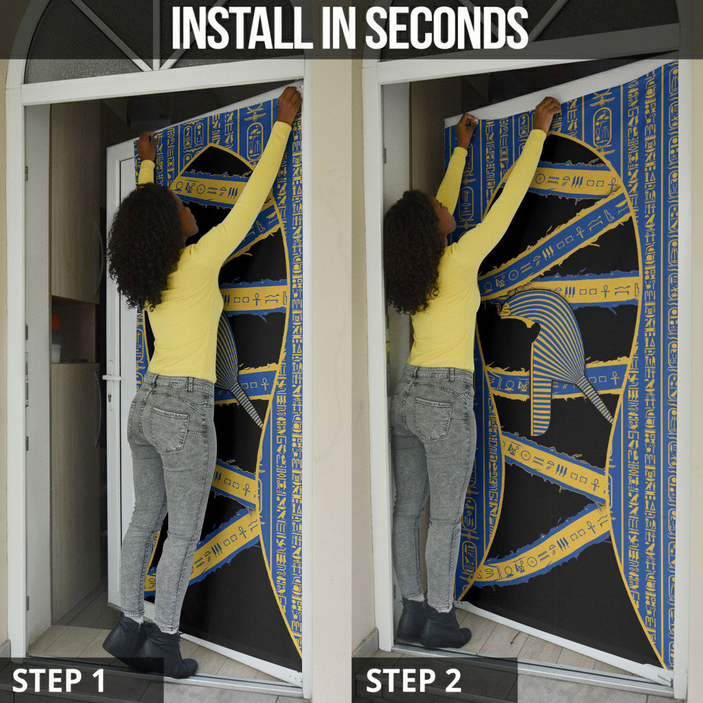 Egypt Nemyss Door Cover Ancient Mythology Pharaoh Royal