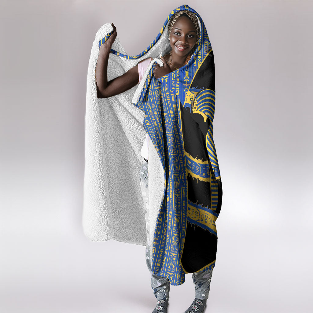 Egypt Nemyss Hooded Blanket Ancient Mythology Pharaoh Royal