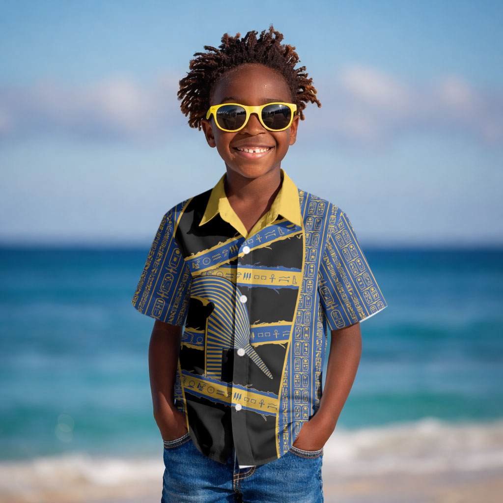 Egypt Nemyss Kid Hawaiian Shirt Ancient Mythology Pharaoh Royal